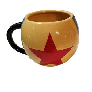Disney Pixar Luxo Ball Ceramic Mug With Red Star & Black Handle